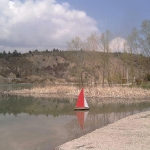 plage du plan d\'eau du Riou, hautes-alpes